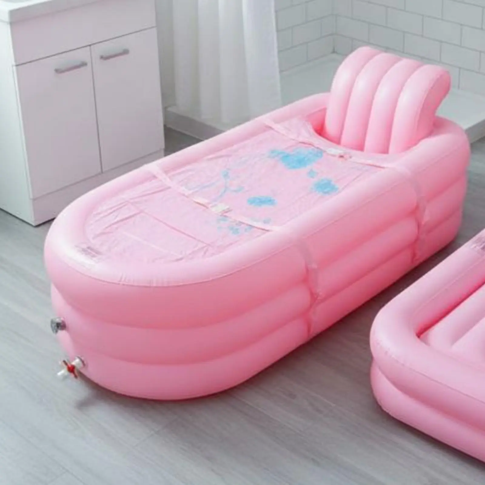Foldable Bathing Basin Heat Retaining Inflatable Bathtub Inflate Bath Portable Bathroom Fixture With Backrest for Adults
Foldable Bathing Basin Heat Retaining Inflatable Bathtub Inflate Bath Portable Bathroom Fixture With Backrest for Adults