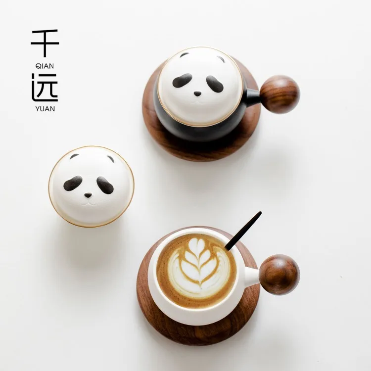 Panda Ceramic Tea Cup Office Creative Gift Personal Special Cup Cute Tea Separation Coffee Cup
Panda Ceramic Tea Cup Office Creative Gift Personal Special Cup Cute Tea Separation Coffee Cup