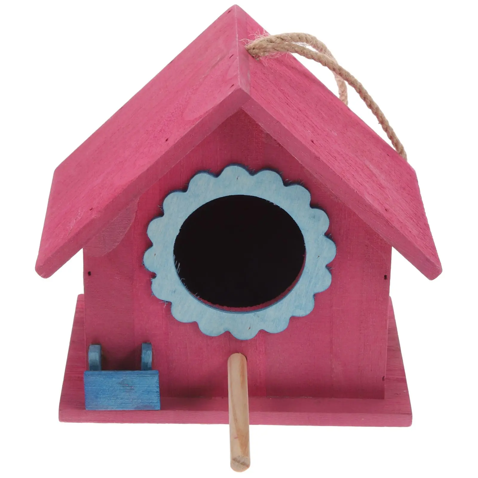 Wooden Bird House Nest Feeder Birdhouses for outside Hanging Decorative Breeding Box Birds
Wooden Bird House Nest Feeder Birdhouses for outside Hanging Decorative Breeding Box Birds