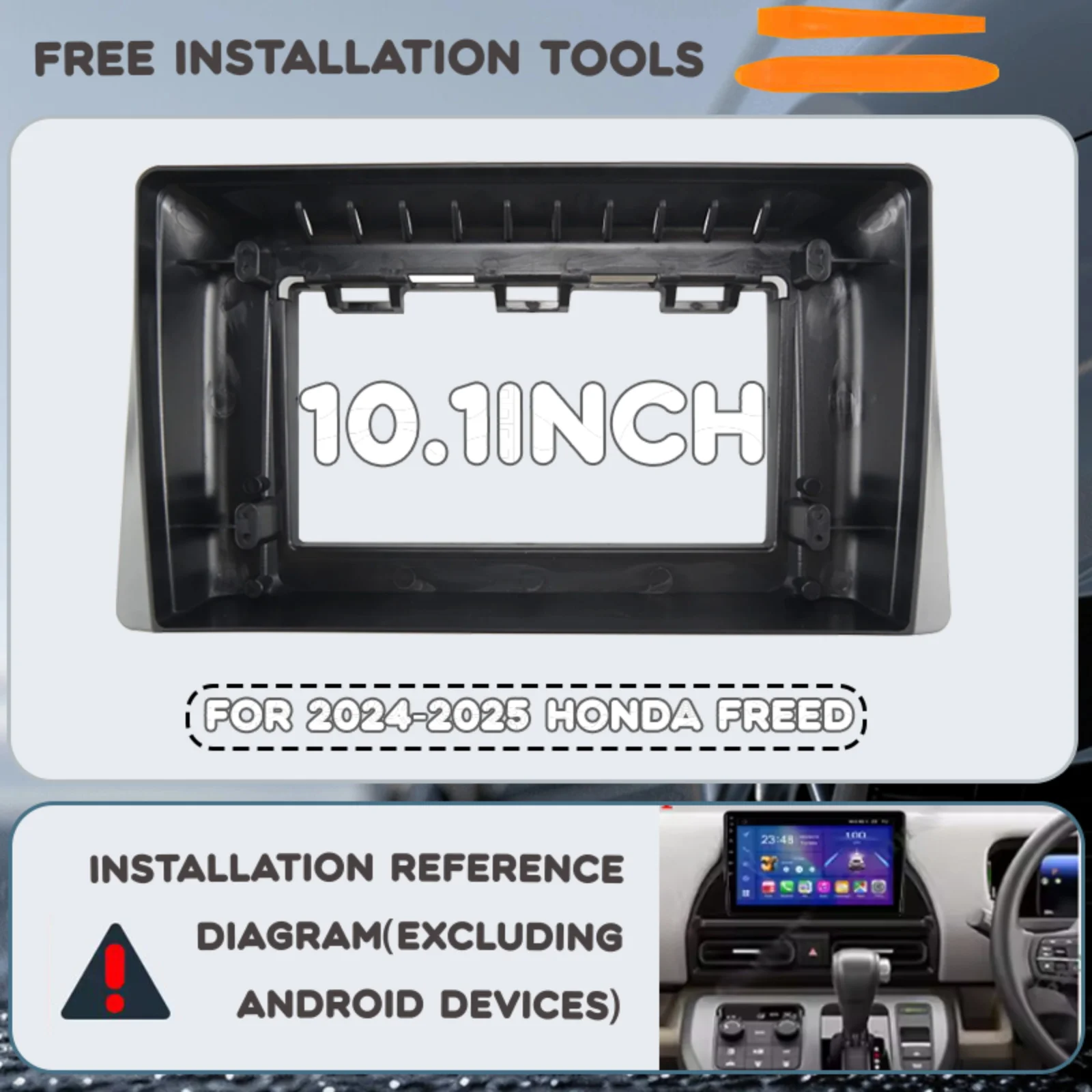 2 Din Car For 2024-2025 Honda FREED 10.1inch Central control frame fascia adapter dashboard cable canbus plastic accessories MP5
2 Din Car For 2024-2025 Honda FREED 10.1inch Central control frame fascia adapter dashboard cable canbus plastic accessories MP5