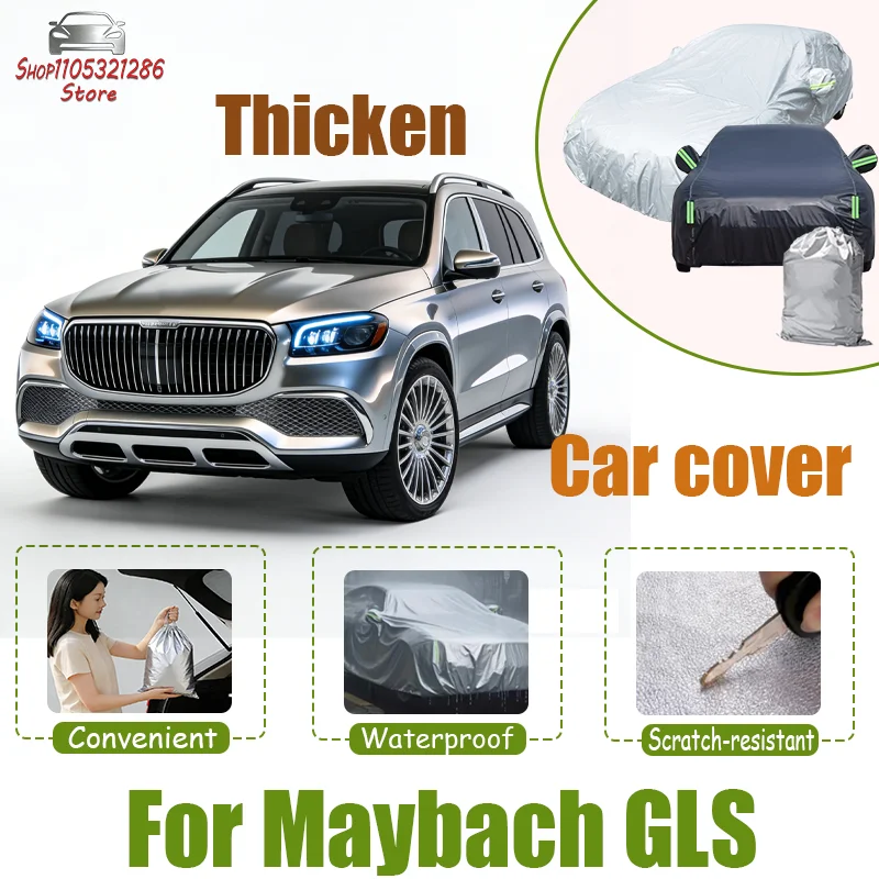 For Maybach GLS fit Outdoor Protection Full Car Covers Snow Cover Sunshade Waterproof Dustproof Exterior Car covere
For Maybach GLS fit Outdoor Protection Full Car Covers Snow Cover Sunshade Waterproof Dustproof Exterior Car covere