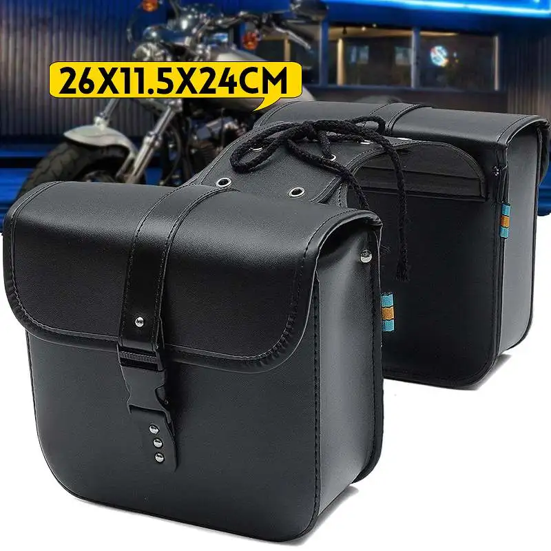 Pair Motorcycle Saddle Bags Side Tool Luggage Storage Bag Black Saddlebags Waterproof Universal For Honda/Yamaha/Suzuki
Pair Motorcycle Saddle Bags Side Tool Luggage Storage Bag Black Saddlebags Waterproof Universal For Honda/Yamaha/Suzuki