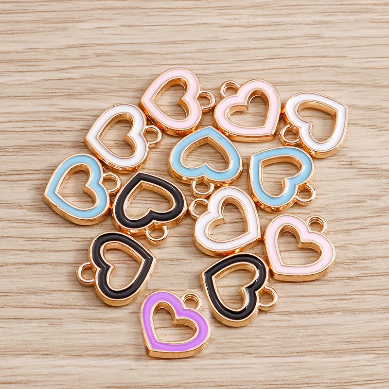 Tusember 10Pcs 6 colors Enamel Mini Hollow Love Heart Charm For DIY Earring Bracelet Necklace Pendant Jewelry Making Craft
Tusember 10Pcs 6 colors Enamel Mini Hollow Love Heart Charm For DIY Earring Bracelet Necklace Pendant Jewelry Making Craft