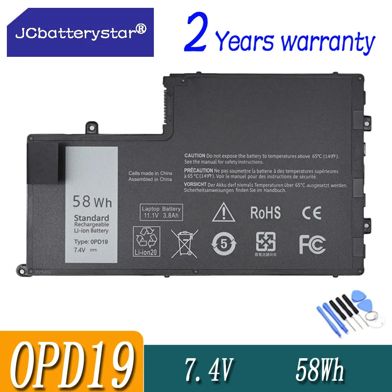 Батарея JC 0PD19 OPD19 для DELL Inspiron 14 15 14-5447 15-5547 3450 3550 5448 5545 5547 5445 TRHFF 58DP4 86JK8 7,4 V 58Wh
Батарея JC 0PD19 OPD19 для DELL Inspiron 14 15 14-5447 15-5547 3450 3550 5448 5545 5547 5445 TRHFF 58DP4 86JK8 7,4 V 58Wh