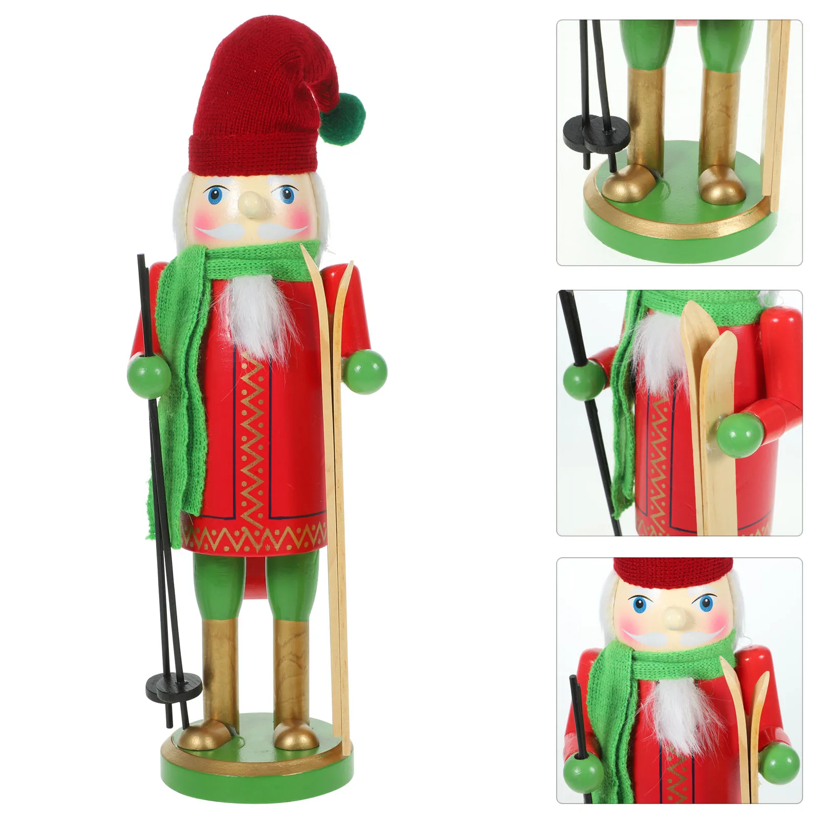 Creative Christmas Nutcracker Wooden Ornament Sturdy Holiday Home Decor Desktop Unique Gift For Family Friends Xmas Party
Creative Christmas Nutcracker Wooden Ornament Sturdy Holiday Home Decor Desktop Unique Gift For Family Friends Xmas Party