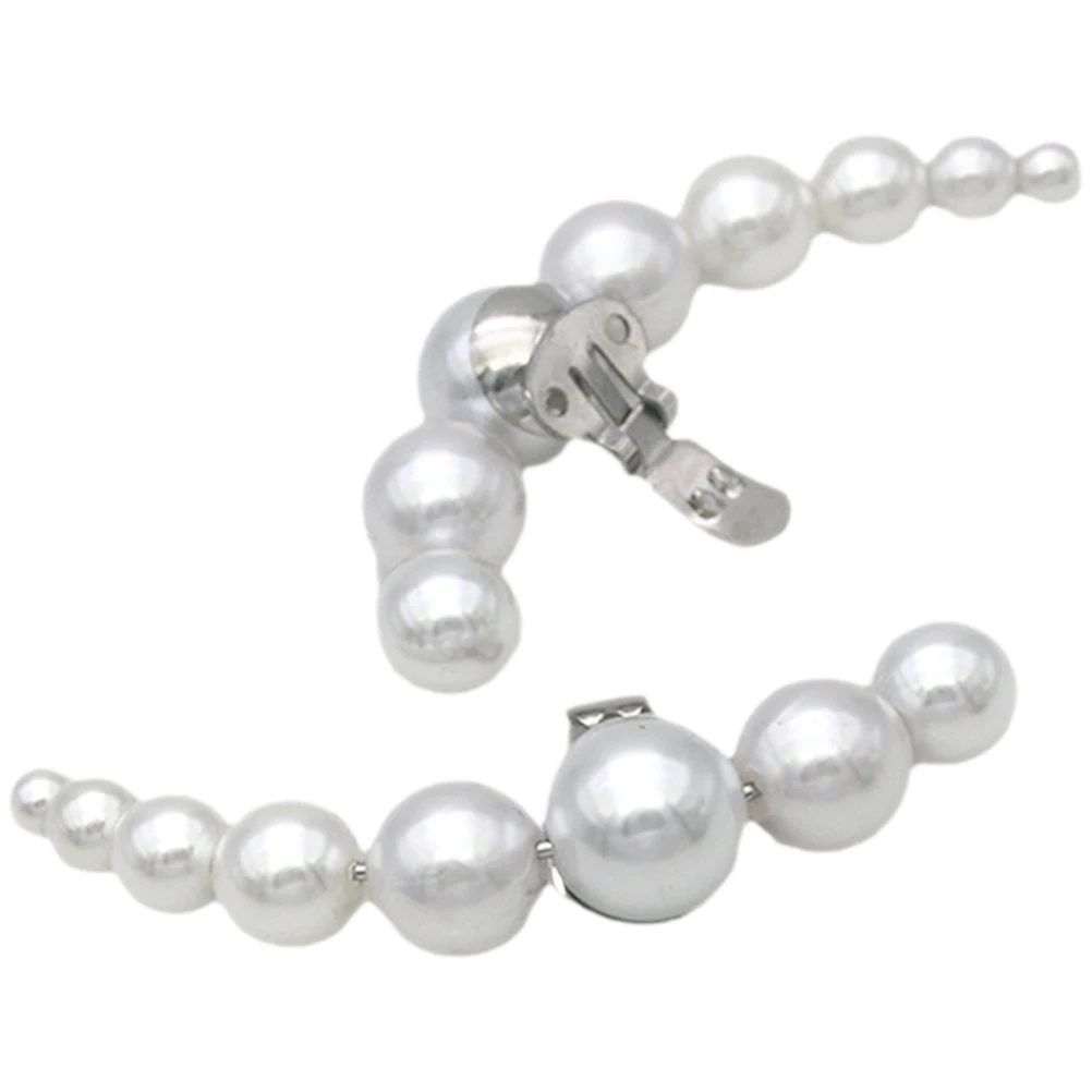 Pearl Shoe for Women Decorative Accessories Pearl Buckle Clips for Heels Flats Boots Sandals Shoe Accessories White Pair
Pearl Shoe for Women Decorative Accessories Pearl Buckle Clips for Heels Flats Boots Sandals Shoe Accessories White Pair