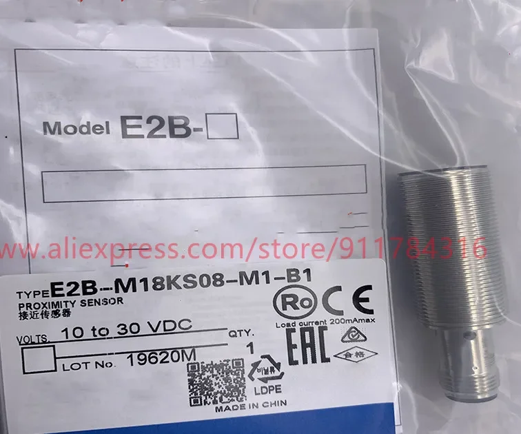 3 шт. новый высококачественный бесконтактный переключатель E2B-M18KS08-M1-B1 E2B-M18KS08-M1-B2
3 шт. новый высококачественный бесконтактный переключатель E2B-M18KS08-M1-B1 E2B-M18KS08-M1-B2