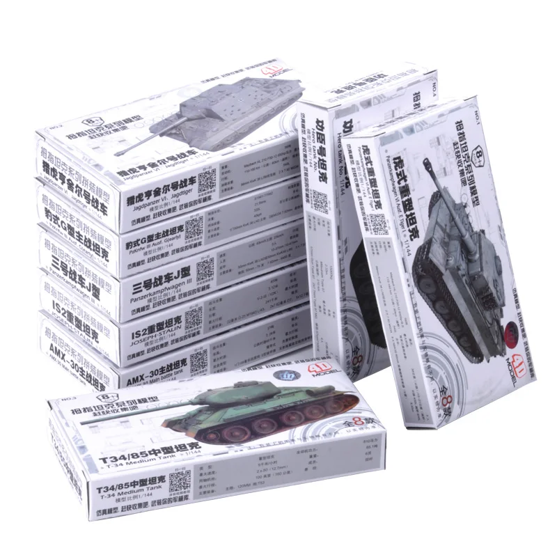 1/144 WWII T34 охотничий танк с тигром и пантерой 4D сборная модель сцены военный песочный стол модель коллекция 8 шт./компл.
1/144 WWII T34 охотничий танк с тигром и пантерой 4D сборная модель сцены военный песочный стол модель коллекция 8 шт./компл.