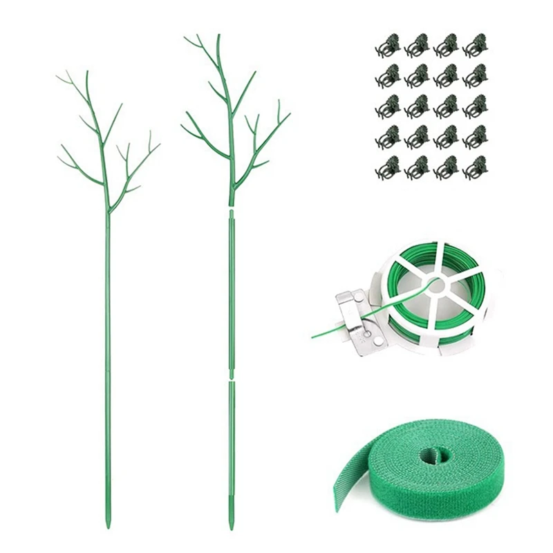 6Pack Detachable Twig Plant Support Stakes Set, Blends In To Plant, Branch Plant Sticks With Orchid
6Pack Detachable Twig Plant Support Stakes Set, Blends In To Plant, Branch Plant Sticks With Orchid