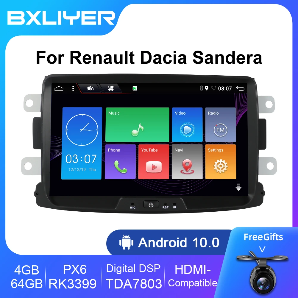PX6 RK3399 DSP Android 12 1Din Car Radio Multimedia Video Player For Renault Dacia LOGAN sandero Duster Lodgy Lada Xray Captur
PX6 RK3399 DSP Android 12 1Din Car Radio Multimedia Video Player For Renault Dacia LOGAN sandero Duster Lodgy Lada Xray Captur