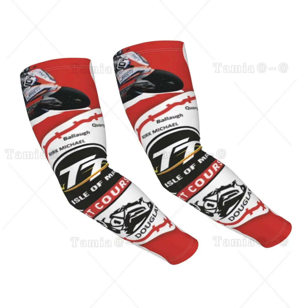 Custom Isle Of Man Tt Racing Motorcycle Sun UV Protection Arm Sleeves Men Women Sports Tattoo Cover Up for Cycling
Custom Isle Of Man Tt Racing Motorcycle Sun UV Protection Arm Sleeves Men Women Sports Tattoo Cover Up for Cycling
