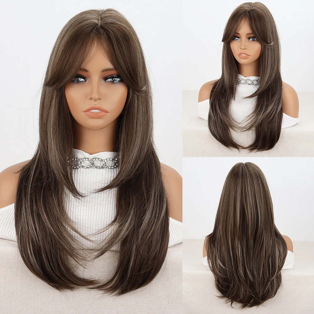 Европейский и американский парик, коричневая восьмизначная челка, длинный парик с внутренней пряжкой
Европейский и американский парик, коричневая восьмизначная челка, длинный парик с внутренней пряжкой