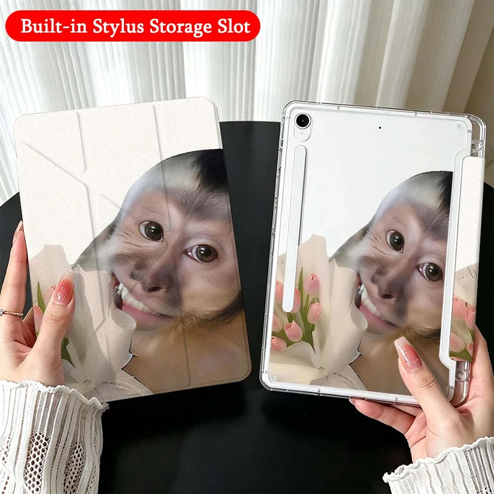 Cartoon Abstract Monkey For Samsung Galaxy Tab A9 A8 A11 S6 S7 S8 S9 S10 FE Plus Lite Transparent Y-Shaped Folding Tablet Case
Cartoon Abstract Monkey For Samsung Galaxy Tab A9 A8 A11 S6 S7 S8 S9 S10 FE Plus Lite Transparent Y-Shaped Folding Tablet Case