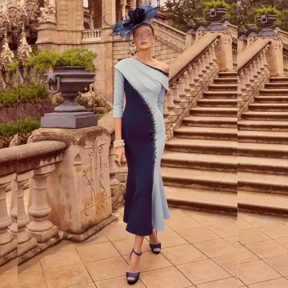 Customized Jersey Sequined Off-the-shoulder Mermaid Midi Dresses Bespoke Occasion Fashion Elegant Evening Party Gown
Customized Jersey Sequined Off-the-shoulder Mermaid Midi Dresses Bespoke Occasion Fashion Elegant Evening Party Gown