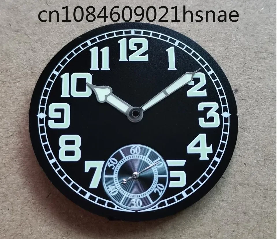 35Mm Pilot Dial Black Green Digital Luminous Dial ETA6498 Dial Watch Accessories
35Mm Pilot Dial Black Green Digital Luminous Dial ETA6498 Dial Watch Accessories