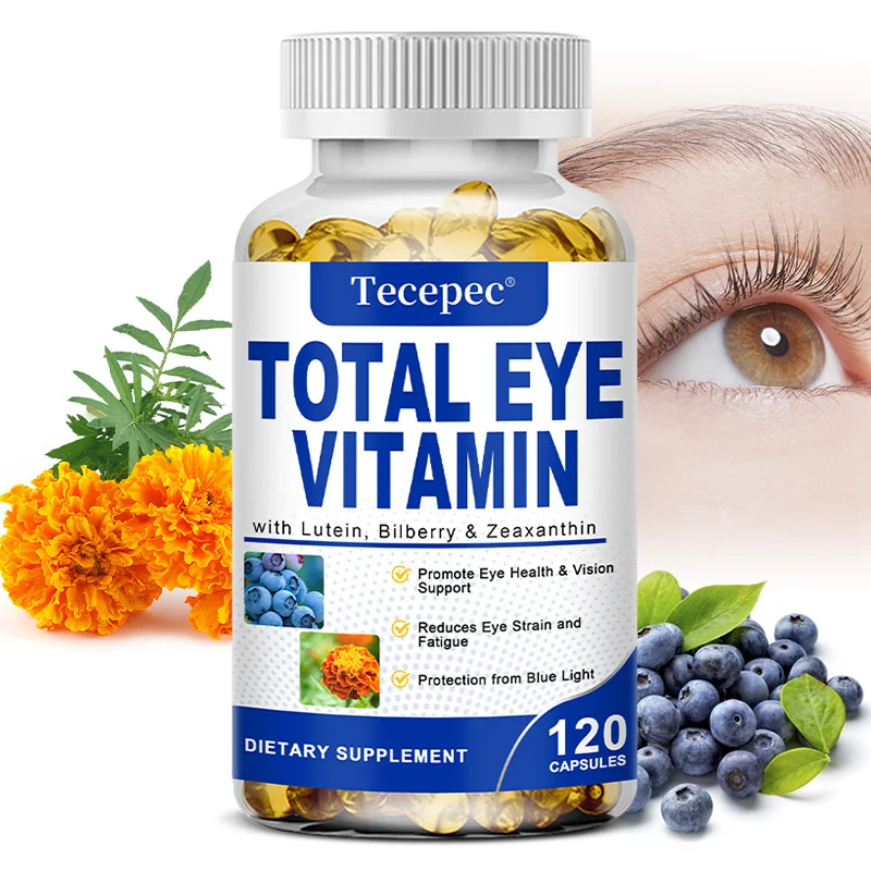 Витаминные капсулы Total Eye с лютеином, черникой, зеэксантином — поддержка зрения, уменьшение усталости, способствует добавку с функцией глаз
Витаминные капсулы Total Eye с лютеином, черникой, зеэксантином — поддержка зрения, уменьшение усталости, способствует добавку с функцией глаз