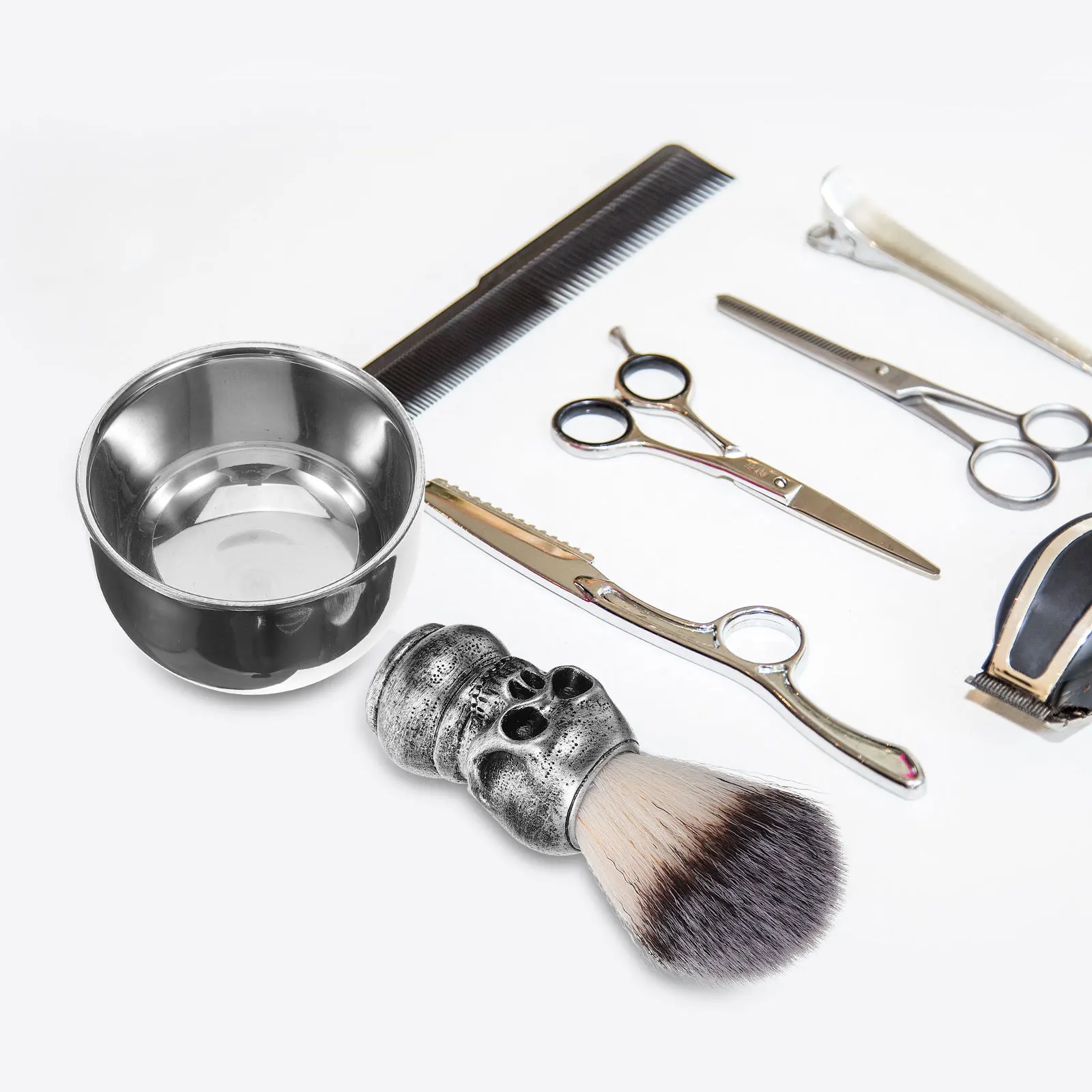 1Set Shaving Brush Set Stainless Material Ergonomic Handle Smooth Shave Beard Brush Kit Barber Home Salon Use
1Set Shaving Brush Set Stainless Material Ergonomic Handle Smooth Shave Beard Brush Kit Barber Home Salon Use