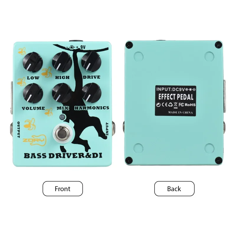 ZORY ZDI-2 Driver+DI box Effects Pedal True Bypass Guitar Accessories
ZORY ZDI-2 Driver+DI box Effects Pedal True Bypass Guitar Accessories