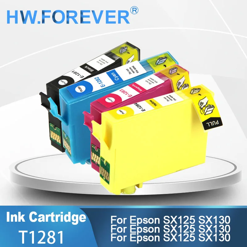 Чернильные картриджи T1281, T1282, T1283, T1284 для принтеров Epson SX125, SX130, SX235W, SX420W, SX440W, SX430W, SX425W, SX435W, SX438, SX445W
Чернильные картриджи T1281, T1282, T1283, T1284 для принтеров Epson SX125, SX130, SX235W, SX420W, SX440W, SX430W, SX425W, SX435W, SX438, SX445W