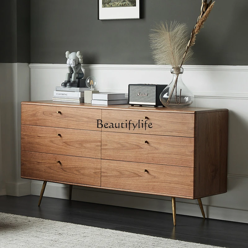 Nordic Solid Wood Chest of Drawers Light Luxury Bedroom Storage Modern Minimalist Sideboard Cabinet
Nordic Solid Wood Chest of Drawers Light Luxury Bedroom Storage Modern Minimalist Sideboard Cabinet
