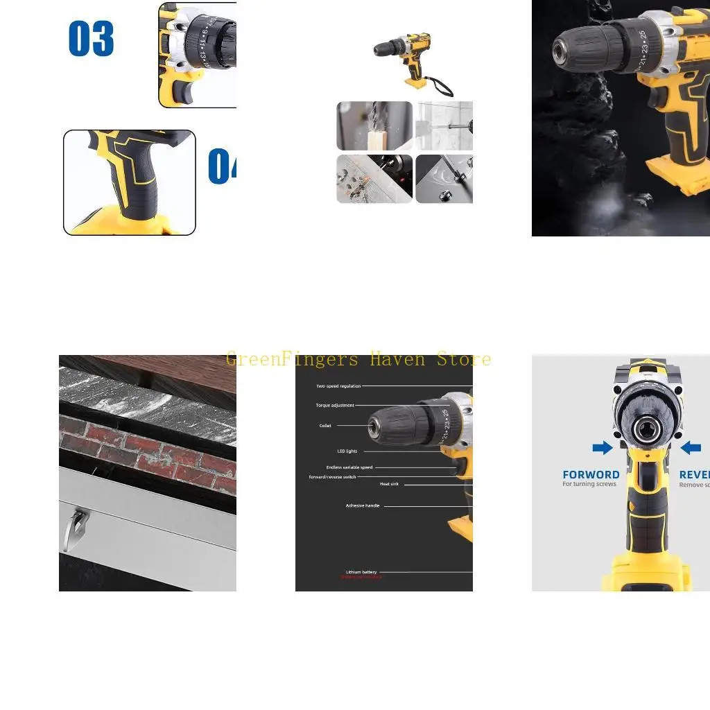 F68D Brushless Electric Hammer Handheld Cordless Drilling Impact Drill Power Tool
F68D Brushless Electric Hammer Handheld Cordless Drilling Impact Drill Power Tool
