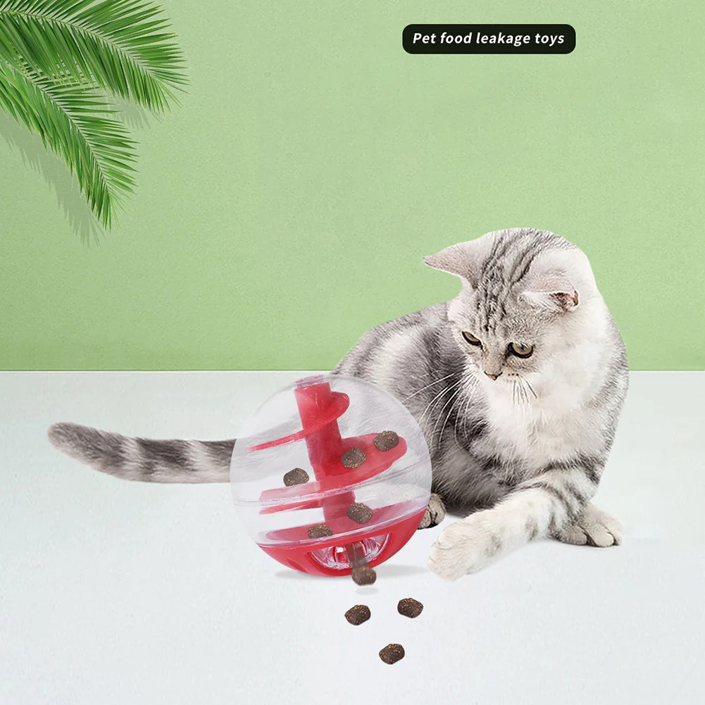 Cat Treat Ball Dispenser Cat Food Balls Slow Feeder Adjustable Leakage Mouth Meal Dispenser Pet Toys For Interactive Training
Cat Treat Ball Dispenser Cat Food Balls Slow Feeder Adjustable Leakage Mouth Meal Dispenser Pet Toys For Interactive Training