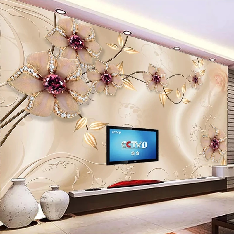 Custom Mural Wallpaper 3D Jewelry Flowers Photo Living room sofa TV background wall bedroom restaurant wall fabric Hotel study
Custom Mural Wallpaper 3D Jewelry Flowers Photo Living room sofa TV background wall bedroom restaurant wall fabric Hotel study