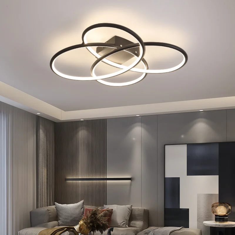 Modern Led Ceiling Lamp Minimalist 50/80W Ceiling Lights Fixture Black Gold For Bedroom Living Room Home Decor Lighting Luminary
Modern Led Ceiling Lamp Minimalist 50/80W Ceiling Lights Fixture Black Gold For Bedroom Living Room Home Decor Lighting Luminary