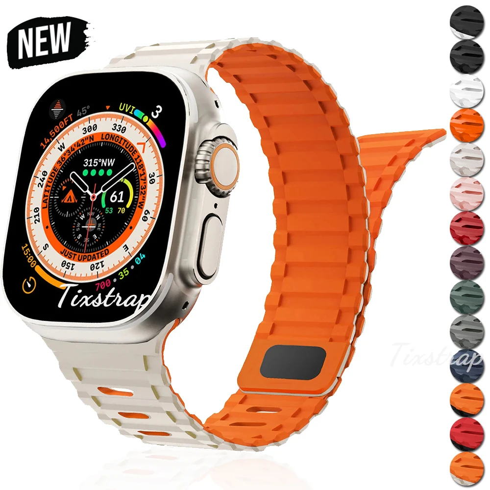 Ремешок силиконовый магнитный для Apple Watch Ultra Band, браслет для iWatch Series 9 8 7 6 Se, 49 мм 45 мм 44 мм 40 мм 38 мм 41 мм 45 44 мм
Ремешок силиконовый магнитный для Apple Watch Ultra Band, браслет для iWatch Series 9 8 7 6 Se, 49 мм 45 мм 44 мм 40 мм 38 мм 41 мм 45 44 мм