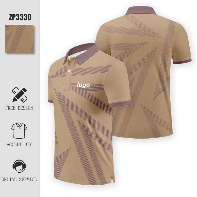Custom Sublimation Logo Print Men's Polo Shirt Adults Breathable Business Lapel Shirts Casual Quick Dry Golf Polo Shirt ZP3330
Custom Sublimation Logo Print Men's Polo Shirt Adults Breathable Business Lapel Shirts Casual Quick Dry Golf Polo Shirt ZP3330