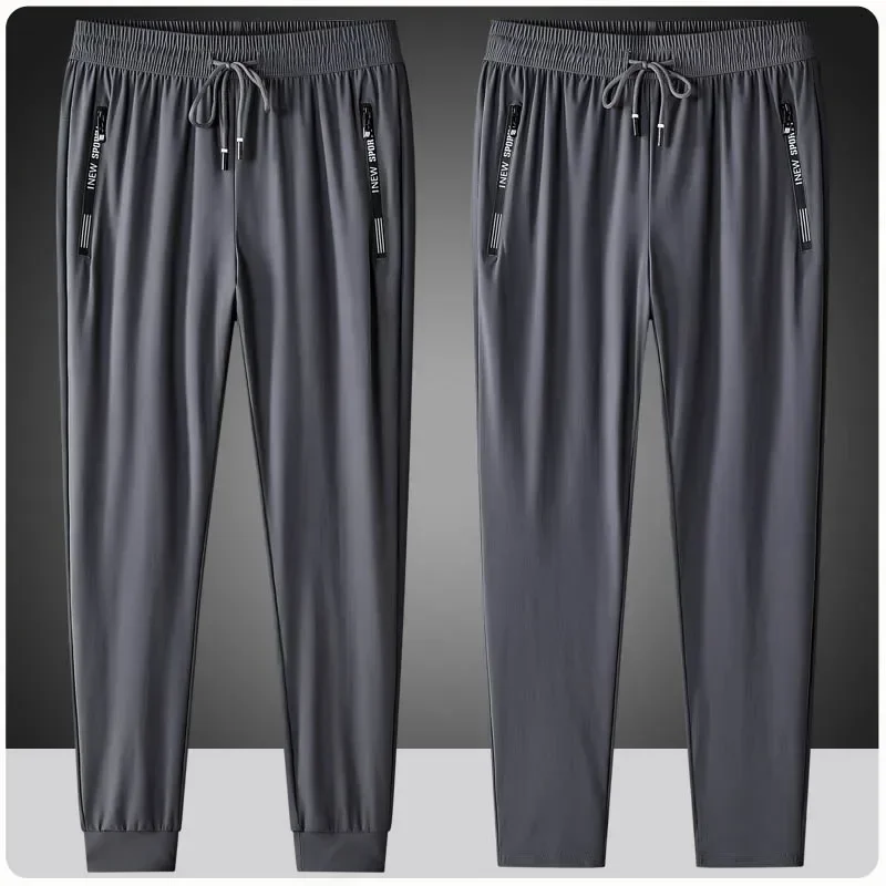 Plus Size 7XL 8XL Summer Ice Silk Sweatpants Men Breathable Quick Dry Jogger Sportswear Casual Running Pants Straight Trousers
Plus Size 7XL 8XL Summer Ice Silk Sweatpants Men Breathable Quick Dry Jogger Sportswear Casual Running Pants Straight Trousers