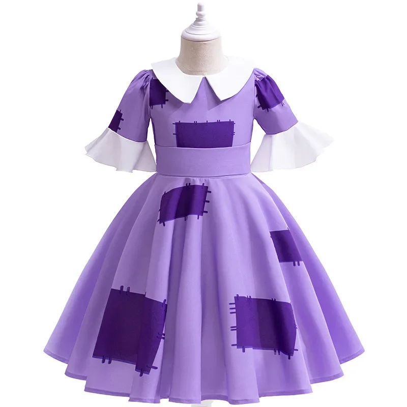 Anime The Amazing Digital Circus Ragatha Cosplay Costume Children Kids Girls Puple Dress Suit Halloween Outfit Uniform
Anime The Amazing Digital Circus Ragatha Cosplay Costume Children Kids Girls Puple Dress Suit Halloween Outfit Uniform