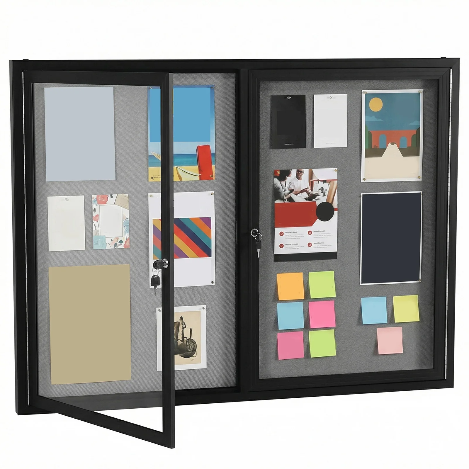 Витрина-доска для сообщений с алюминиевой рамой, пробковой доской и стеклянной дверцей на замке для школы, офиса, класса, коммерческого использования
Витрина-доска для сообщений с алюминиевой рамой, пробковой доской и стеклянной дверцей на замке для школы, офиса, класса, коммерческого использования