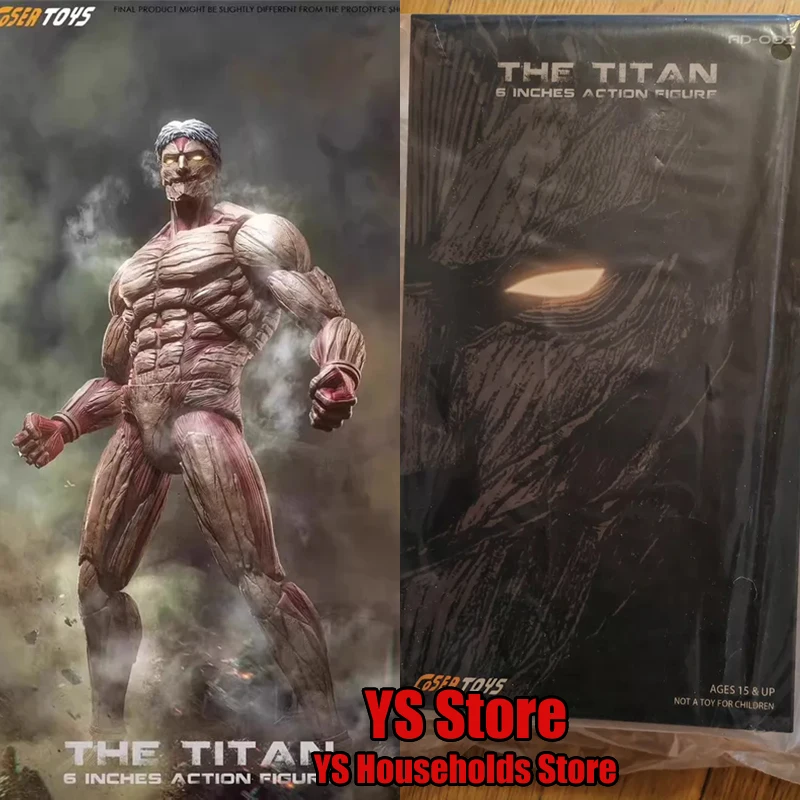 COSER TOYS 1/12 Collecitble Wood The Titan Comic Yoroi no Kyojin Movable 6inch AD-003 Full Set Action Figure Fans Gifts Doll
COSER TOYS 1/12 Collecitble Wood The Titan Comic Yoroi no Kyojin Movable 6inch AD-003 Full Set Action Figure Fans Gifts Doll