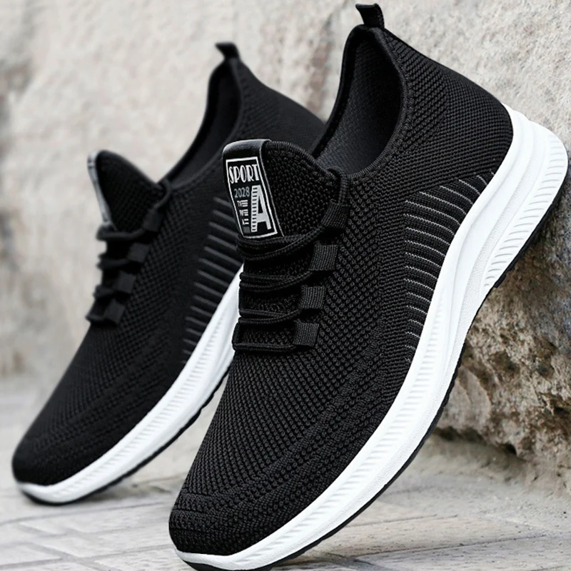 Men's Breathable Knitted Soft Sole Vulcanized Shoes Casual Male Breathable Sports Slip On Sneakers Shoes
Men's Breathable Knitted Soft Sole Vulcanized Shoes Casual Male Breathable Sports Slip On Sneakers Shoes