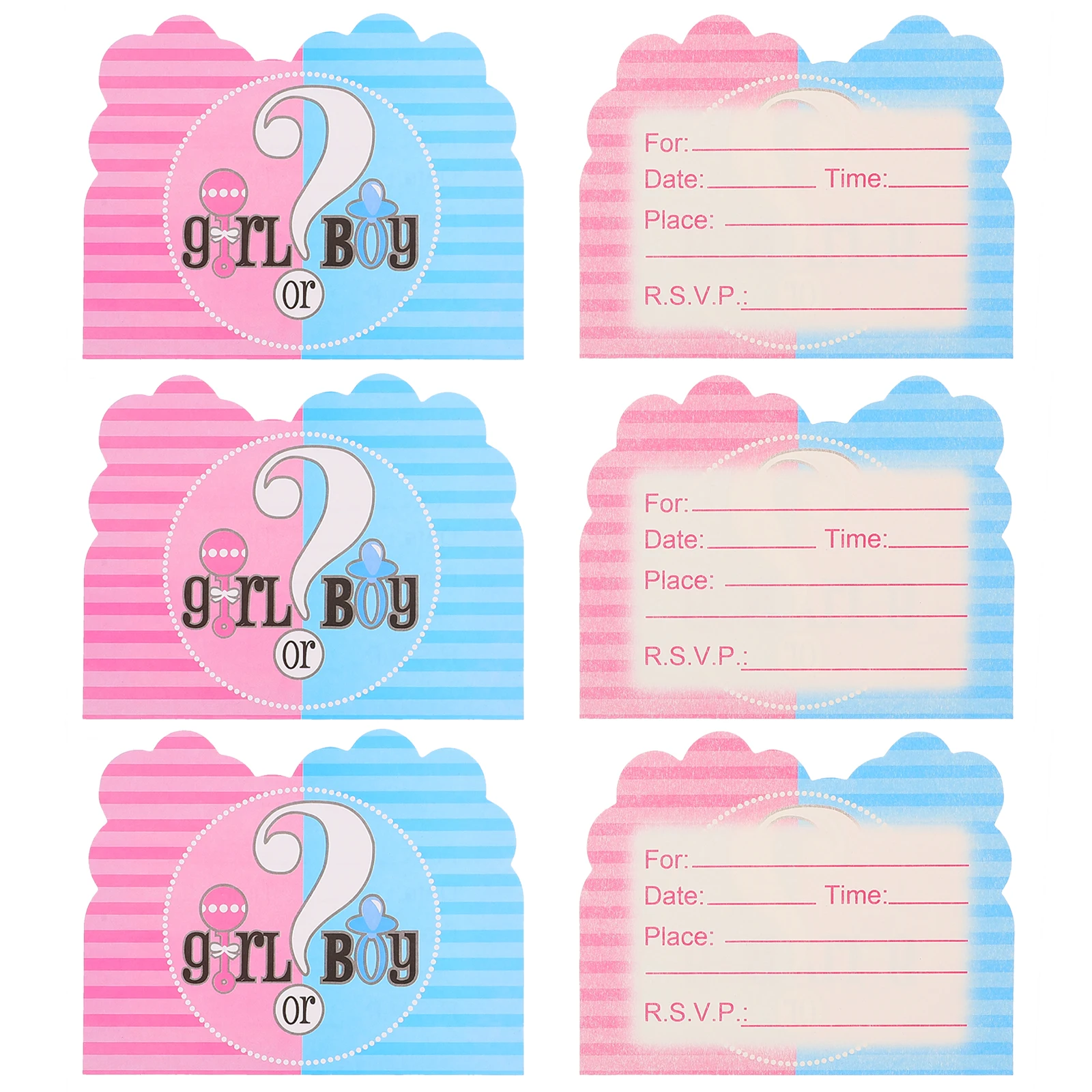 32pcs Gender Reveal Invitation Cards Baby Shower Party Supply High Quality Paper Greeting Cards Stylish Design Exclusive
32pcs Gender Reveal Invitation Cards Baby Shower Party Supply High Quality Paper Greeting Cards Stylish Design Exclusive