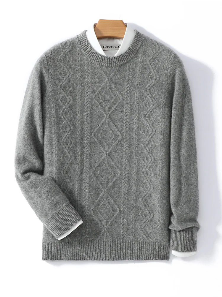 Autumn Winter New Sle 00 Pure Wool Men's Loose round Ne Knitted Sweater Casual Embroidered Soft Base irt Faion Urban...
Autumn Winter New Sle 00 Pure Wool Men's Loose round Ne Knitted Sweater Casual Embroidered Soft Base irt Faion Urban...