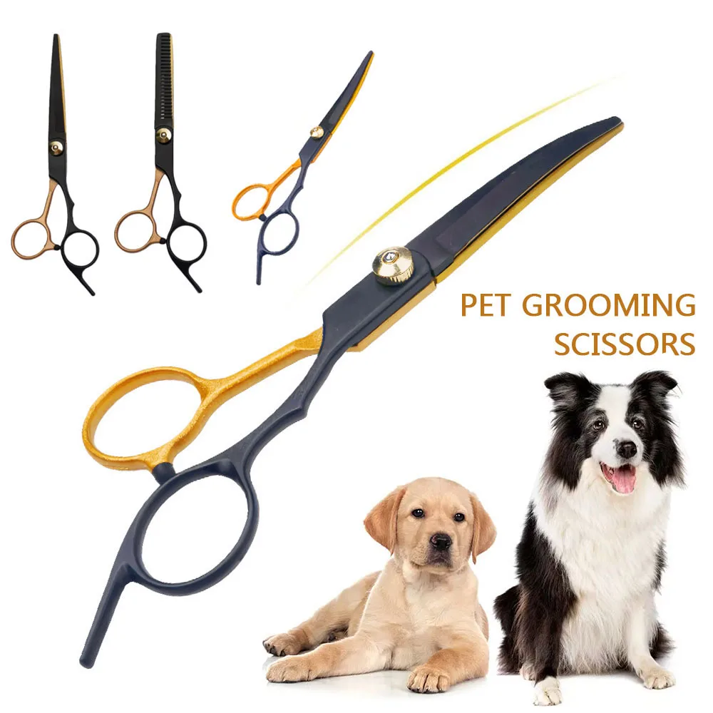 Stainless Steel Pet Scissors Useful Curved Scissors Dog Grooming Tools Dog Hair Cutting Scissors Pet Supplies Safety Pet Shears
Stainless Steel Pet Scissors Useful Curved Scissors Dog Grooming Tools Dog Hair Cutting Scissors Pet Supplies Safety Pet Shears
