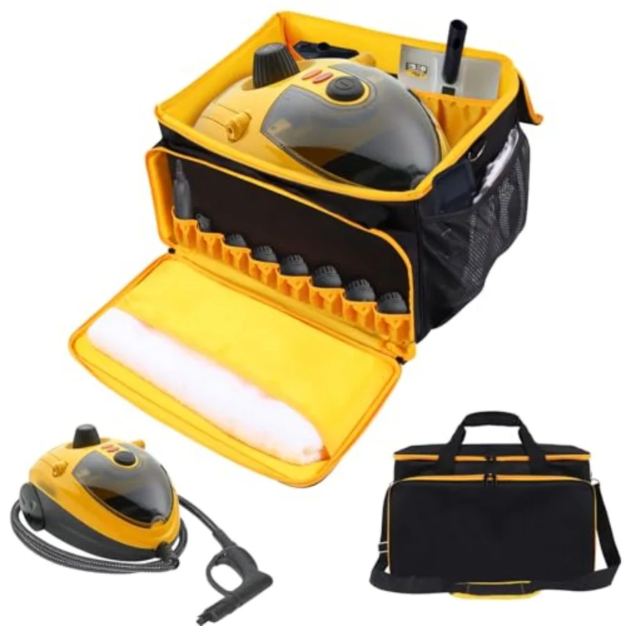 Сумка для хранения, совместимая с пароочистителем Wagner Spraytech C900134, регулируемый портативный органайзер для пароочистителя с дополнительными отделениями.
Сумка для хранения, совместимая с пароочистителем Wagner Spraytech C900134, регулируемый портативный органайзер для пароочистителя с дополнительными отделениями.