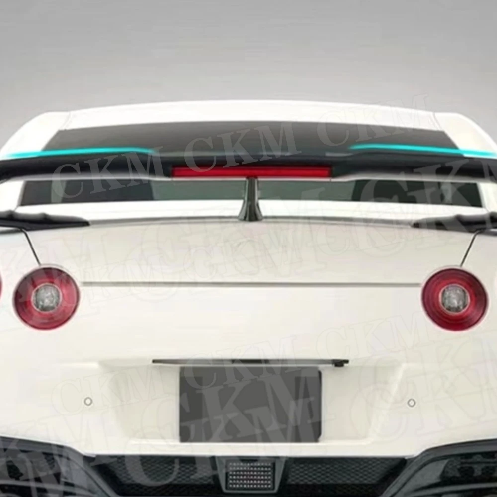 CKMUUER for Nissan GTR R35 2008-2018 Carbon Fiber Rear Boot Spoiler Trunk Trim Wings Car Styling FRP Body Kits Accessories Auto
CKMUUER for Nissan GTR R35 2008-2018 Carbon Fiber Rear Boot Spoiler Trunk Trim Wings Car Styling FRP Body Kits Accessories Auto