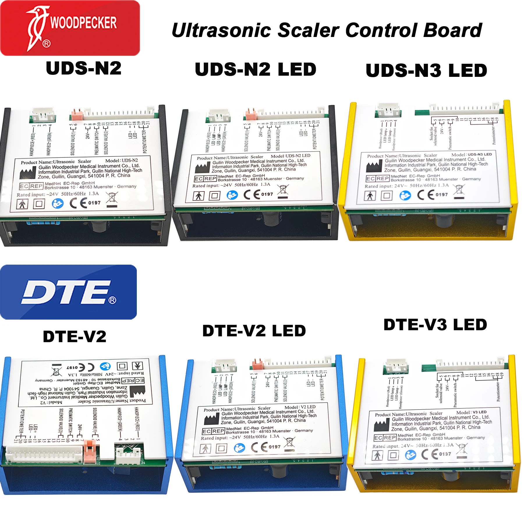 Woodpecker DTE Dental Ultrasonic Scaler Electronic Control Board N2/N3 V2/V3 Build-In LED For Teeth Cleaning Whitening
Woodpecker DTE Dental Ultrasonic Scaler Electronic Control Board N2/N3 V2/V3 Build-In LED For Teeth Cleaning Whitening