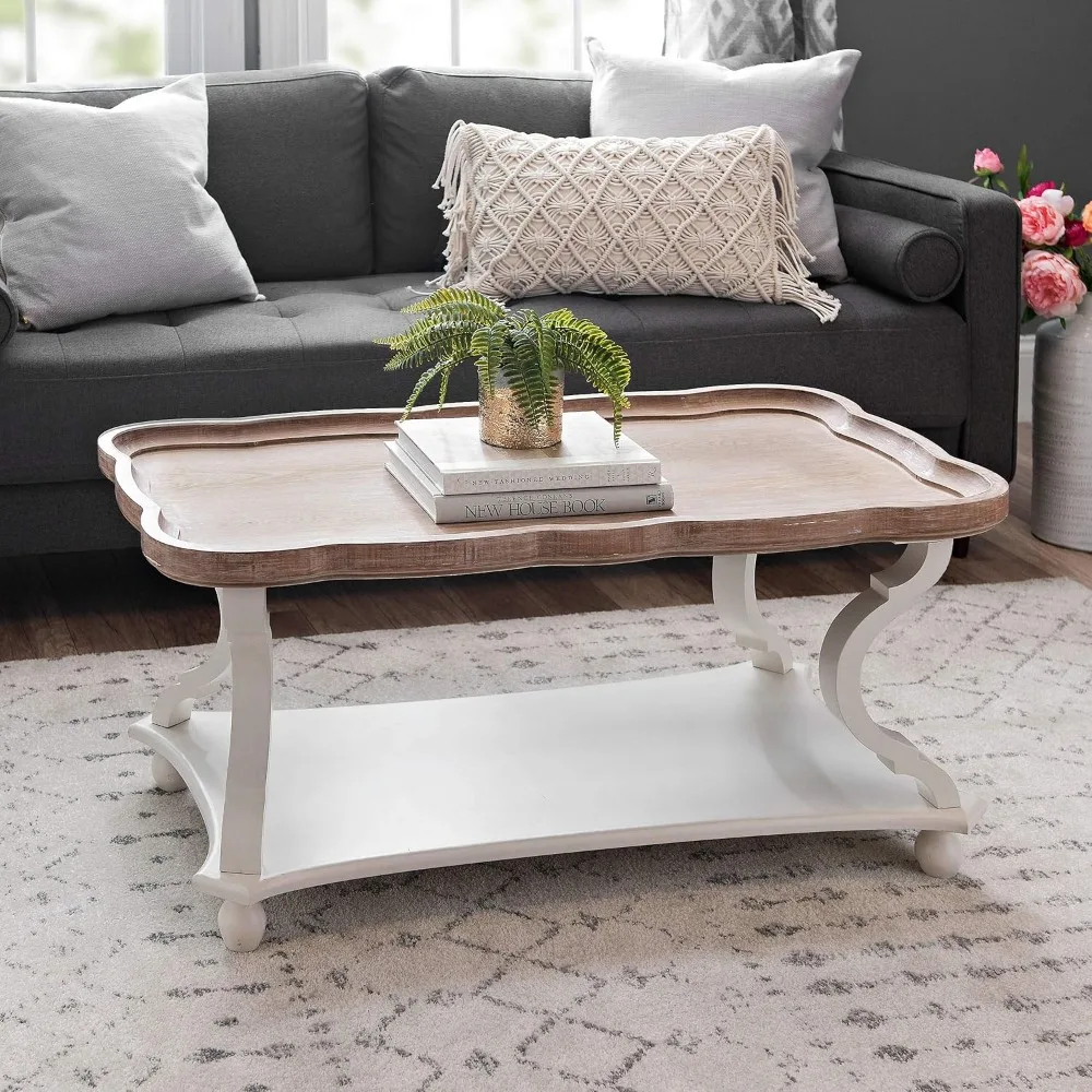 Rustic Farmhouse Cottagecore Coffee Table, Natural Tray Top Sofa Table for Family, Dinning or Living Room, Small Spaces, Handcra
Rustic Farmhouse Cottagecore Coffee Table, Natural Tray Top Sofa Table for Family, Dinning or Living Room, Small Spaces, Handcra