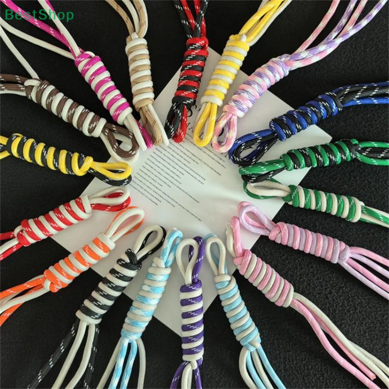 Креативный нейлоновый веревочный брелок с защитой от потери узла, красочный плетеный ремешок, брелок для автомобиля, рюкзак, подвеска, аксессуары, подарок
Креативный нейлоновый веревочный брелок с защитой от потери узла, красочный плетеный ремешок, брелок для автомобиля, рюкзак, подвеска, аксессуары, подарок