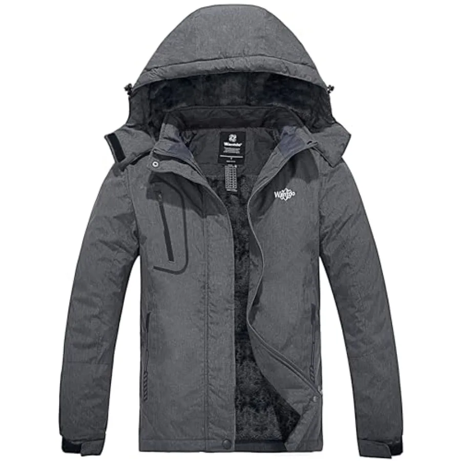 wantdo Women's Mountain Waterproof Ski Jacket Windproof Rain Jacket Winter Warm Hooded Coat
wantdo Women's Mountain Waterproof Ski Jacket Windproof Rain Jacket Winter Warm Hooded Coat