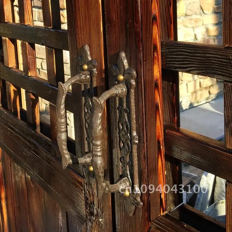 European retro Wall Cast iron patio art door garden handle door room handles decoration decoration accessories home
European retro Wall Cast iron patio art door garden handle door room handles decoration decoration accessories home