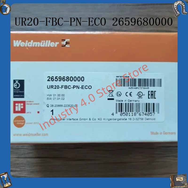 New in box UR20-FBC-PN-ECO 2659680000 module
New in box UR20-FBC-PN-ECO 2659680000 module