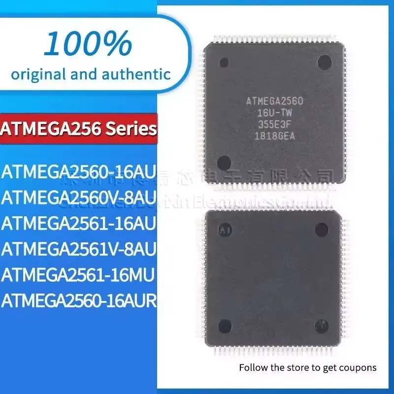 ATMEGA2560V-8AU ATMEGA2561-16AU ATMEGA2561V-8AU ATMEGA2561-16MU ATMEGA2560-16AU Black plastic housing
ATMEGA2560V-8AU ATMEGA2561-16AU ATMEGA2561V-8AU ATMEGA2561-16MU ATMEGA2560-16AU Black plastic housing