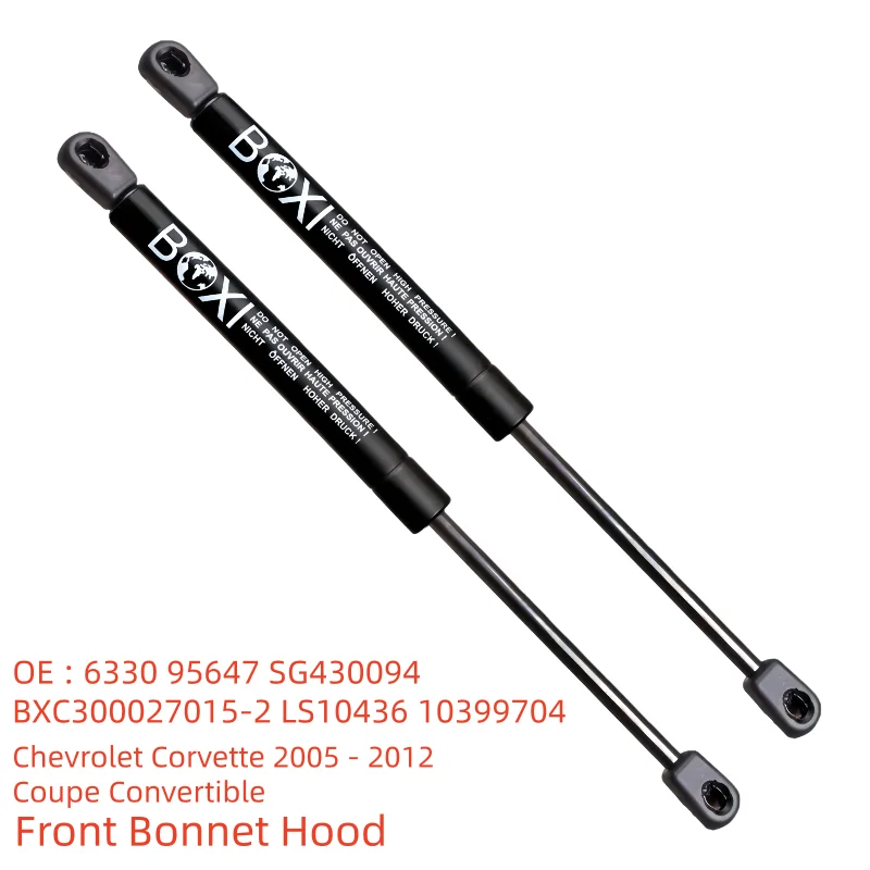 6330 95647 2Pcs Hood Lift Supports Struts Shocks For Chevrolet Corvette 2005 - 2012 Coupe SG430094 LS10436 Bonnet Supports
6330 95647 2Pcs Hood Lift Supports Struts Shocks For Chevrolet Corvette 2005 - 2012 Coupe SG430094 LS10436 Bonnet Supports
