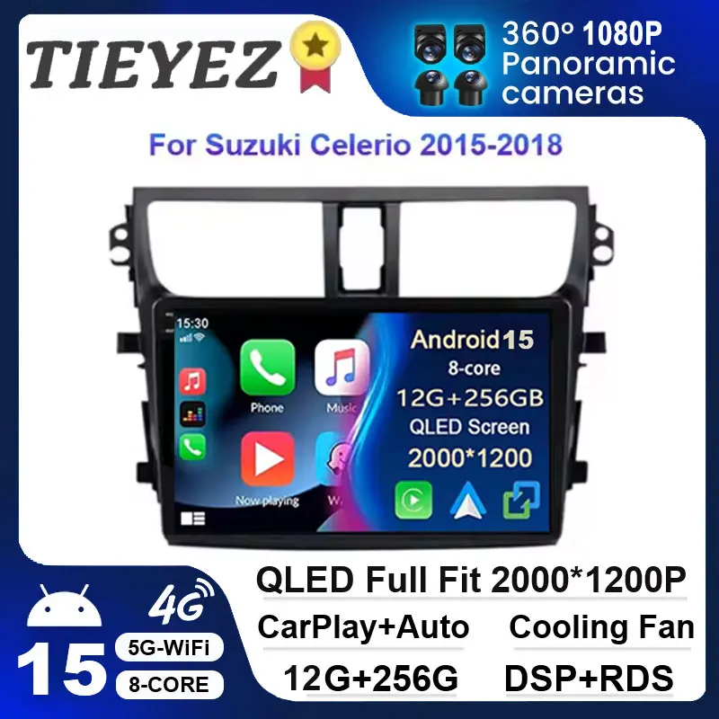 Android 15 CarPlay Auto For Suzuki Celerio Alto 2015 - 2018 Car Radio Multimedia Stereo Video Player 4G WIFI GPS NAVI Head Unit
Android 15 CarPlay Auto For Suzuki Celerio Alto 2015 - 2018 Car Radio Multimedia Stereo Video Player 4G WIFI GPS NAVI Head Unit