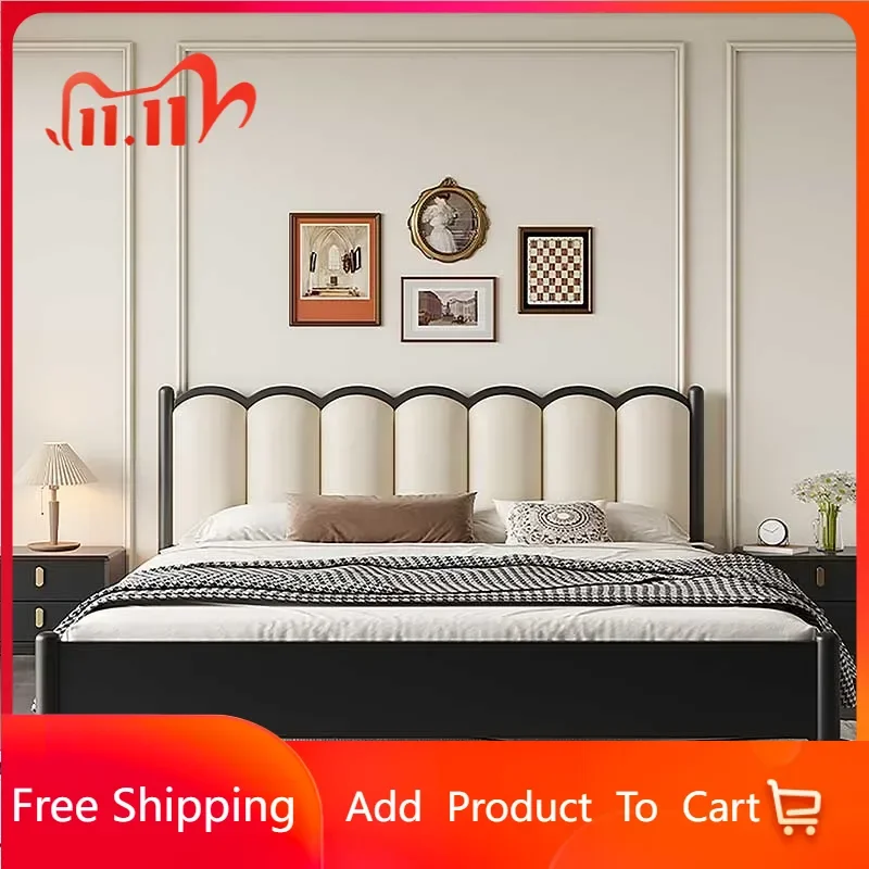 Queen Size Nordic Double Bed Waterproof White Wood Luxury Twin Bed Frame Modern Platform Sleeping Cama De Casal Home Furniture
Queen Size Nordic Double Bed Waterproof White Wood Luxury Twin Bed Frame Modern Platform Sleeping Cama De Casal Home Furniture